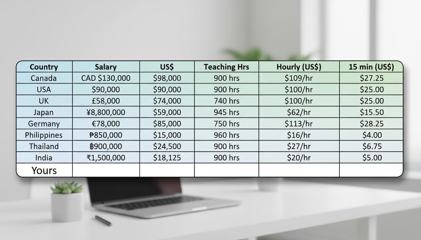 Average salary + benefits cost of a 20-yr veteran teacher