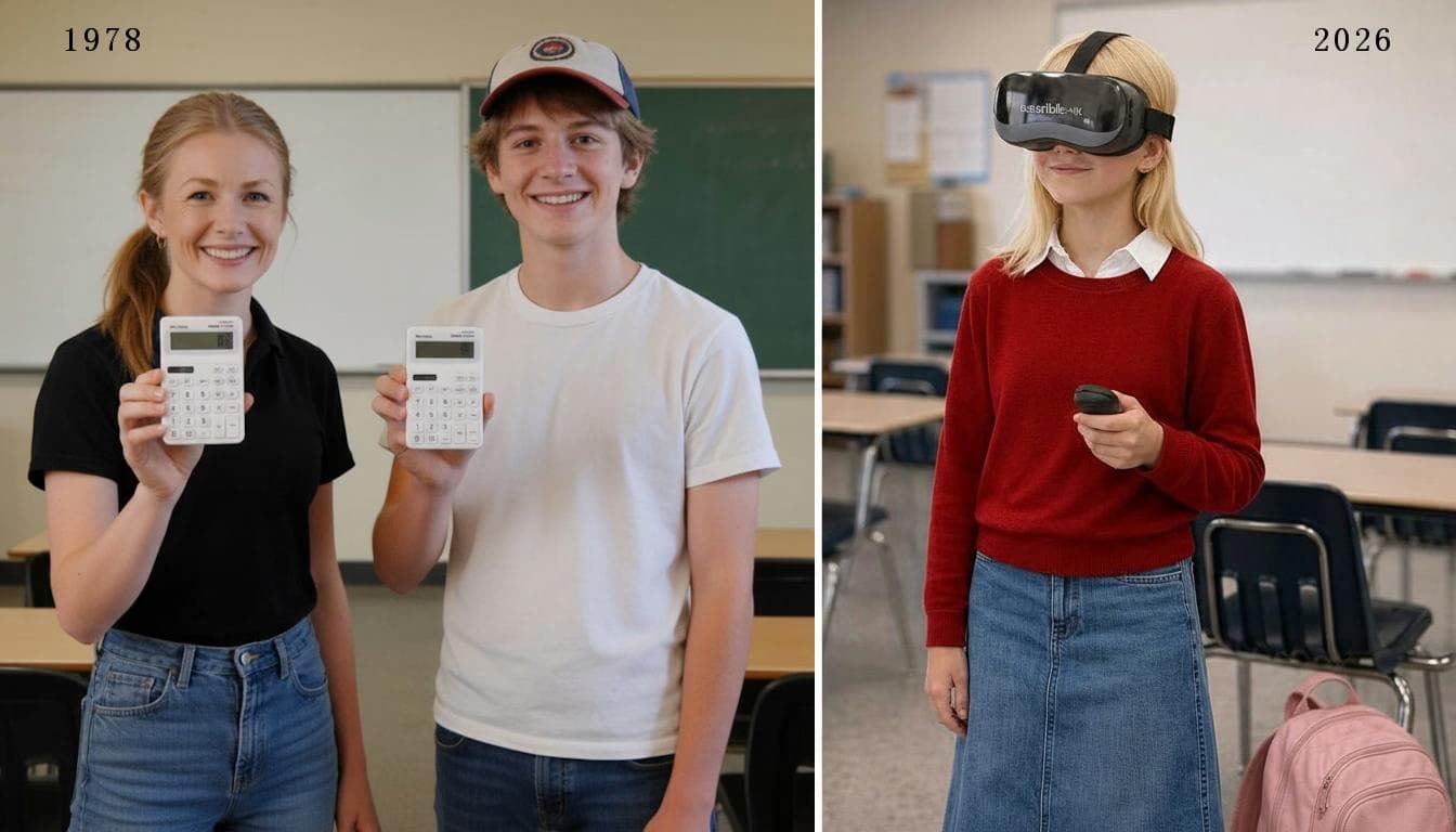 In 1978, it was the calculator. In 2026, it's VR.